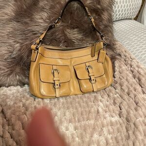 Tan Leather Shoulder Bag
